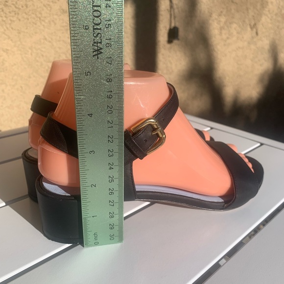 Sesto Meucci black leather sandals size 7.5 M - Picture 4 of 13